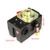 Universal a ir Pressure Switch 95 125 PSI Heavy Duty Universal Pump Pressure Switch Control Valve for a ir Compressor Pump Control Valve, Pressure Switch a ir Compressor Switch a ir Compressor pressu view 3