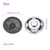 DMiotech 2 Pack 2W 8 Ohm 50mm Diameter DIY Magnetic Speaker Round Shape Internal Replacement Loudspeaker for DIY Speaker Black view 3