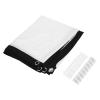 100inch 16:9 HD Projector Screen, Projector Screen Curtain 3D Film Portable Projector Screen Curtain Wall Mount White Projector Screen Movie Screens for Projector(100in) view 3