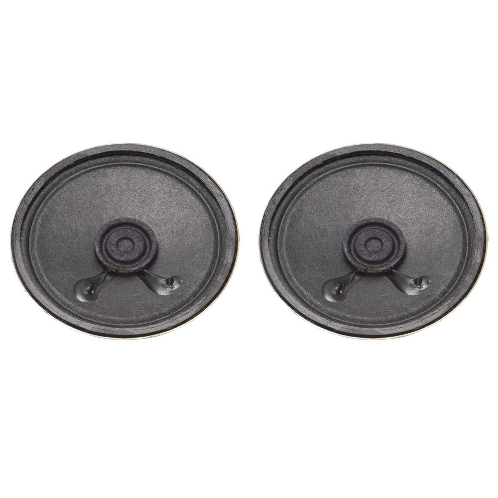 DMiotech 2 Pack 0.5W 8 Ohm 57mm Diameter DIY Magnetic Speaker Round Type Internal Replacement Loudspeaker for DIY Speaker