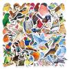 100 PCS Bird Stickers, Vinyl Waterproof Bird Stickers for Water Bottles, Laptop, Notebook, Scrapbook, Luggage, Cell Phone, Skateboard, Helmet view 1