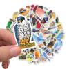 100 PCS Bird Stickers, Vinyl Waterproof Bird Stickers for Water Bottles, Laptop, Notebook, Scrapbook, Luggage, Cell Phone, Skateboard, Helmet view 4