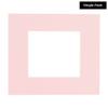 CountryArtHouse Soft Pink Acid Free 20x20 Square Picture Frame Mat with White Core Bevel Cut for 16x16 Pictures - Fits 20x20 Frame - Pack of 1 Matboard view 2