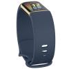 3 Pack Sport Bands Compatible with Fitbit Charge 5/6, Classic Soft Wristbands (Small, Black/Navy Blue/Purple) view 3