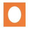 CountryArtHouse Orange Acid Free 12x16 Oval Picture Frame Mat with White Core Bevel Cut for 11x12 Pictures - Fits 12x16 Frame - Pack of 1 Matboard view 1