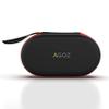 AGOZ Portable Case for Smartwatch, Travel Organizer Holder with Wrist Strap, Anti-Shock, Water Resistant, Carrying Travel Case, Storage Organizer for Smartwatches (Red) view 1