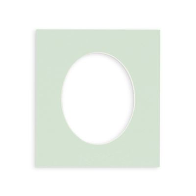 CountryArtHouse Honeydew Green Acid Free 28x40 Oval Picture Frame Mat with White Core Bevel Cut for 24x36 Pictures - Fits 28x40 Frame - Pack of 1 Matboard