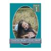 CountryArtHouse Teal Blue Acid Free 28x40 Oval Picture Frame Mat with White Core Bevel Cut for 24x36 Pictures - Fits 28x40 Frame - Pack of 1 Matboard view 1