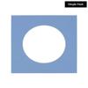 CountryArtHouse Brittany Blue Acid Free 17x17 Circle Picture Frame Mat with White Core Bevel Cut for 13x13 Pictures - Fits 17x17 Frame - Pack of 1 Matboard view 2