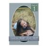 CountryArtHouse Metallic Silver Acid Free 28x40 Oval Picture Frame Mat with White Core Bevel Cut for 24x36 Pictures - Fits 28x40 Frame - Pack of 1 Matboard view 1