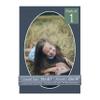 CountryArtHouse Navy Blue Acid Free 28x40 Oval Picture Frame Mat with White Core Bevel Cut for 24x36 Pictures - Fits 28x40 Frame - Pack of 1 Matboard view 1