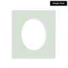 CountryArtHouse Honeydew Green Acid Free 16x20 Oval Picture Frame Mat with White Core Bevel Cut for 13x18 Pictures - Fits 16x20 Frame - Pack of 1 Matboard view 2