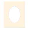 CountryArtHouse Cream Acid Free 28x40 Oval Picture Frame Mat with White Core Bevel Cut for 24x36 Pictures - Fits 28x40 Frame - Pack of 1 Matboard view 3