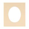 CountryArtHouse Beige Acid Free 12x16 Oval Picture Frame Mat with White Core Bevel Cut for 11x12 Pictures - Fits 12x16 Frame - Pack of 1 Matboard view 1