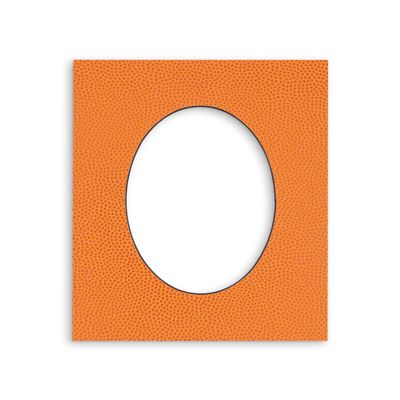 CountryArtHouse Basketball Texture Acid Free 10x15 Oval Picture Frame Mat with White Core Bevel Cut for 8.5x11 Pictures - Fits 10x15 Frame - Pack of 1 Matboard