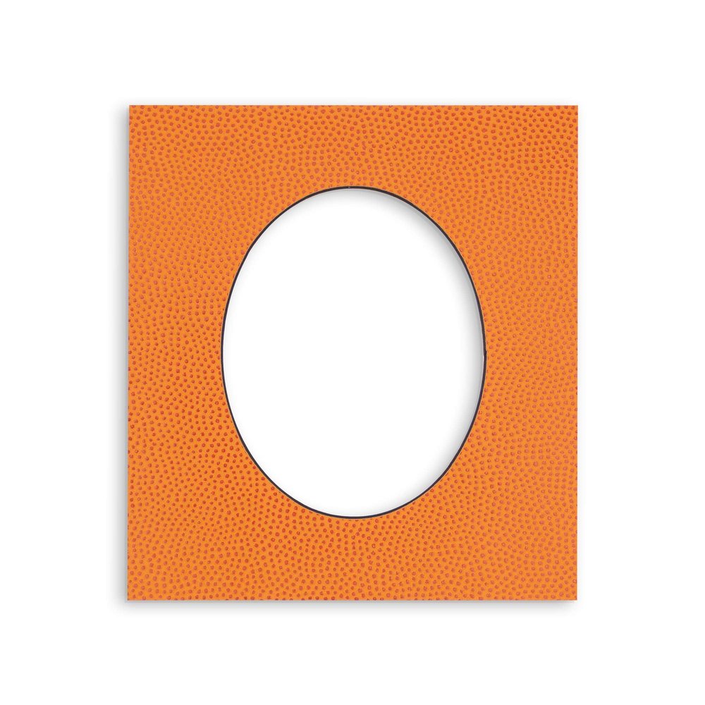 CountryArtHouse Basketball Texture Acid Free 10x15 Oval Picture Frame Mat with White Core Bevel Cut for 8.5x11 Pictures - Fits 10x15 Frame - Pack of 1 Matboard