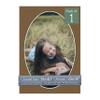 CountryArtHouse Aged Oak Brown Acid Free 28x40 Oval Picture Frame Mat with White Core Bevel Cut for 24x36 Pictures - Fits 28x40 Frame - Pack of 1 Matboard view 1