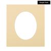 CountryArtHouse Tan Acid Free 12x16 Oval Picture Frame Mat with White Core Bevel Cut for 11x12 Pictures - Fits 12x16 Frame - Pack of 1 Matboard view 2