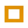 CountryArtHouse Golden Orange Acid Free 17x17 Square Picture Frame Mat with White Core Bevel Cut for 13x13 Pictures - Fits 17x17 Frame - Pack of 1 Matboard view 1