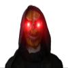 Dead Head Props Halloween costume Prop CosPlay wearable Led Eyes Glasses with micro effects controller for Masks (Red) view 1