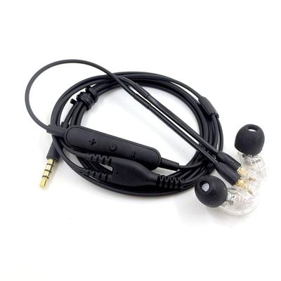 1x 1.2M Earphone Audio Cable with Control for Shure SE215 SE535 MMCX
