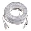5M/10M/15M/20M/30M Optional Gray CAT5/CAT-5e Ethernet Cable RJ45 + DC Power CCTV Network LAN Cable for System IP Cameras (Size : 50m) view 3