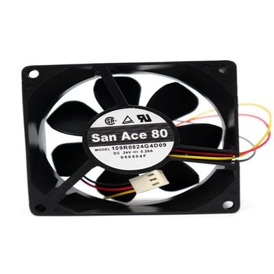109R0824G4D09 DC24V 0.20A 8025 8cm 3-Wire case Cooling Fan