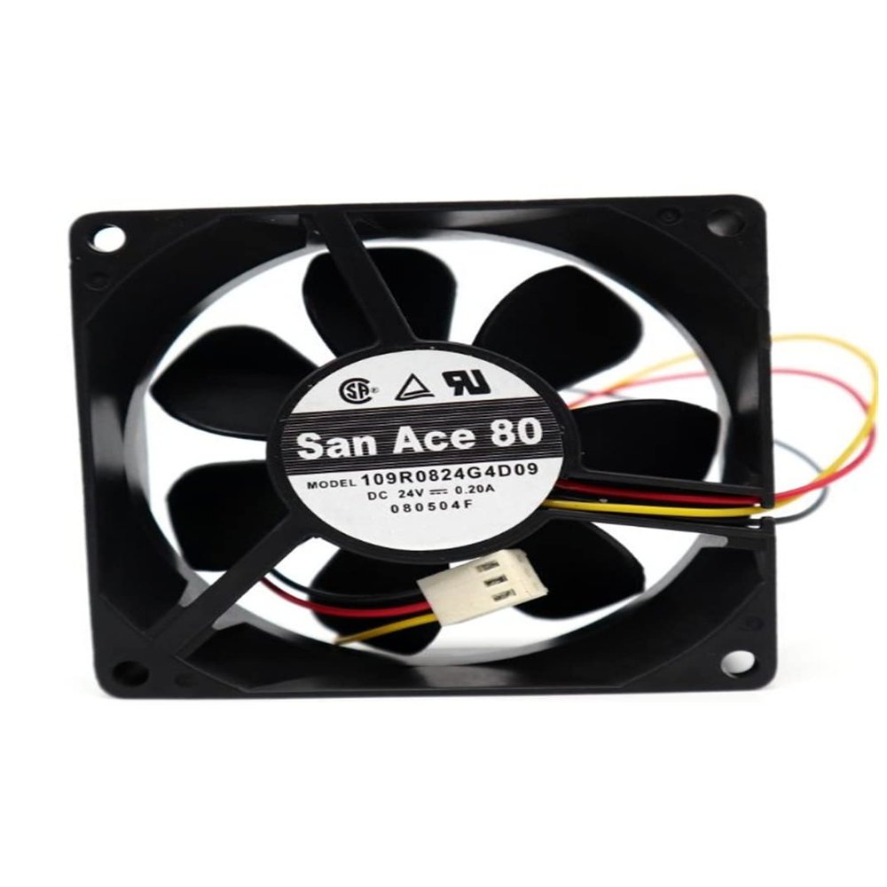 109R0824G4D09 DC24V 0.20A 8025 8cm 3-Wire case Cooling Fan