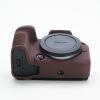 MUZIRI KINOKOO EOS R10 Case, Silicone Protective Case - Compatible for Canon EOS R10 Camera - Light Weight Soft Rubber Easy Carrying Case - Coffee view 3