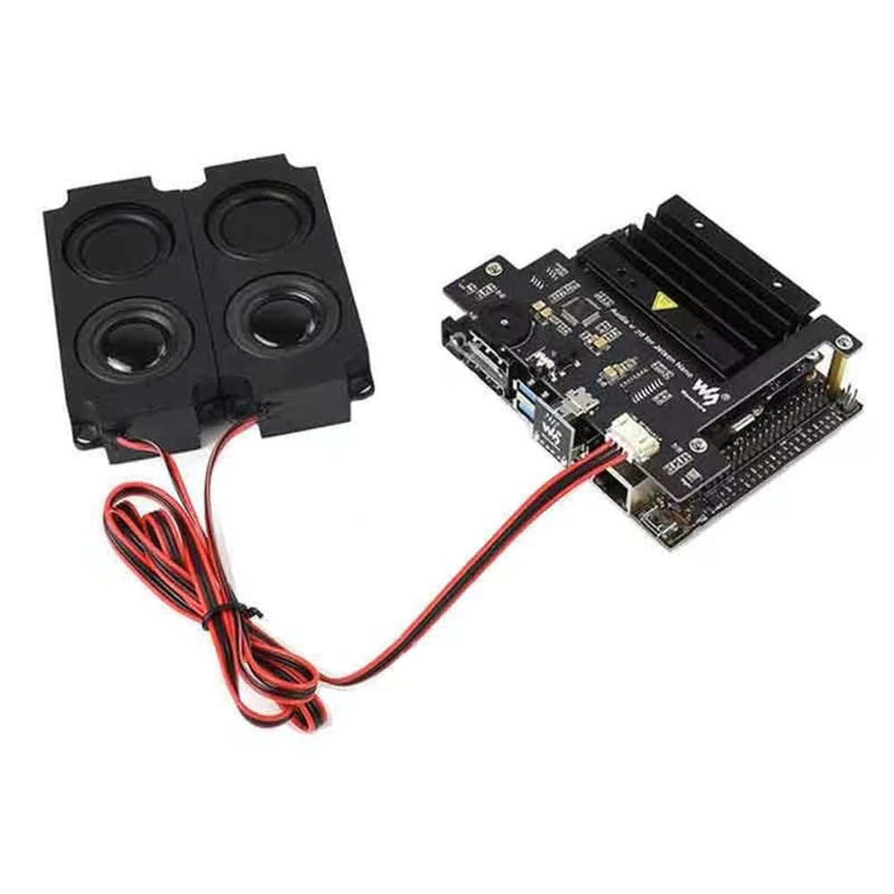 MOOKEENONE Audio Card+ 8 5W Speaker+USB Adapter + Screws for NVIDIA Jetson Nano Developer