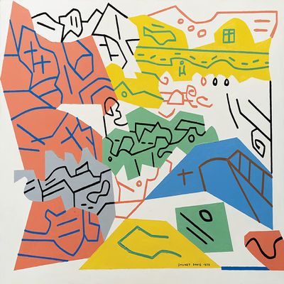 Bass Rocks #1 : Stuart Davis : 1939 : Archival Quality Art Print