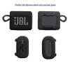 Hermitshell Hard Travel Case for JBL Go 3 / Go 4 Portable Bluetooth Speaker (Coal, Silicone Case) view 3