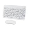 Wireless Bluetooth Keyboard and Mouse Combo, CHUYI Compact Ultra-Thin Sleek Design Cordless Rechargeable Keyboard and Mouse Set 78Keys for PC Computer Mac/Windows/iOS/Android (10 inch - White) view 1