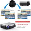 TOEWOE Projector, 5500 Lumen Full HD 1080P Projector, Outdoor Projector, Home Movie Projector, Compatible with HDMI, Laptop, VGA, USB, AV view 4
