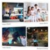 TOEWOE Mini Projector, Outdoor Projector, 1080P Full HD Portable Home Video Projector Compatible with Smartphone, HDMI, USB, AV, PC, Laptop view 3