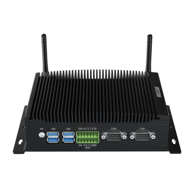 HYSTOU Industrial Mini PC Windows 11pro, 16GB DDR4 512GB SSD 2TB HDD, i5-10210U(up to 4.2GHz) Small PC, 4K Triple Display, WIFI2.4G+5.0G, TPM2.0, 2 RJ45 LAN, 14Pin GPIO