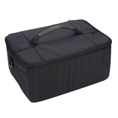B01Dnccruw,sacoche Photo, Fordable Protective Insert Partition Handle Camera Lens Case Pouch (Black) Liner Zipper DSLR (Black)