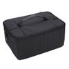 B01Dnccruw,sacoche Photo, Fordable Protective Insert Partition Handle Camera Lens Case Pouch (Black) Liner Zipper DSLR (Black) view 1