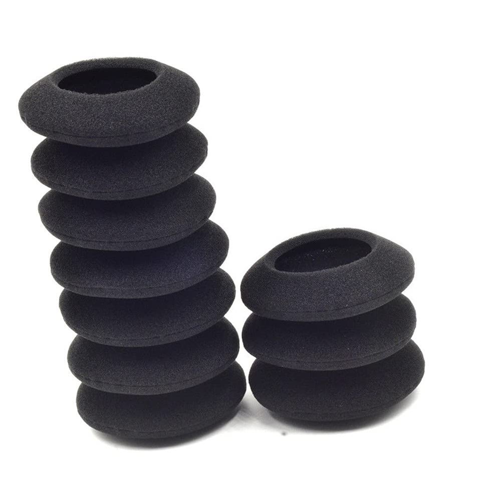 10x 4MM Black Foam Cushion Ear Pads for Plantronics Audio 310 470 478 628 626 Headphone