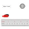 ToughAsNails Red Replacement Nose Pads Pieces for Oakley Jawbone|Racing Jacket|Split Jacket OO9099 Sunglasses view 2