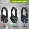 Retekess TA003 Silent Disco Headphone System,Silent Disco Headsets with 3 Channel,LED Lights,Hi-Fi Sound Quality,Silent Disco Headphones Wireless for Dance Party,Festivals, School (Pack of 4) view 2