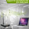 Retekess TA003 Silent Disco Headphone System,Silent Disco Headsets with 3 Channel,LED Lights,Hi-Fi Sound Quality,Silent Disco Headphones Wireless for Dance Party,Festivals, School (Pack of 4) view 4