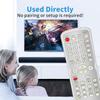 NB177UD NB177 Remote Control Compatible with Emerson Sylvania GFM DVD VCR CD Player with Video Cassette Recorder DVC840F DVC840G DVC841G DVC860F SRDD495 EDVC860F MJ840G Replacement with Batteries view 4