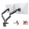 NB North Bayou Dual Monitor Arm Ultra Wide Full Motion Swivel Monitor Mount for 22''-32'' Monitors Load Capacity from 4.4 to 26.4lbs for Each Arm Height Adjustable Monitor Stand G35 view 3