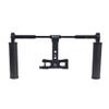 BGNing Metal Cage Camera Hand Grip Dual Handheld Stabilizer Rig Pro Smartphone Video Compatible with Gopro11 10 /Insta360 x3 Action Camera with Cold Shoe 1/4 3/8 Arri Hole Vlog (with Phone Holder) view 1