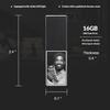 ArtPix 3D Crystal Photo 16GB USB Flash Drive, Custom Valentine's Day Gifts, Rectangle view 3