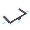 FEICHAO 360 Dual Handheld Grip Holder Gimbal Handle Stabilizer Rig 1/4 3/8 Positioning Hole Compatible with Hero 11, OSMO 360, X3 Camera (Handheld Holder+Type-V Plate) view 2