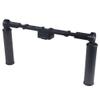 FEICHAO 360 Dual Handheld Grip Holder Gimbal Handle Stabilizer Rig 1/4 3/8 Positioning Hole Compatible with Hero 11, OSMO 360, X3 Camera (Handheld Holder+Type-V Plate) view 4