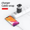 4 Pack 2 in 1 Silicone Charger Protector, 20w/18w Data Cable Winder Anti-Break Protection Cable Storage, Suitable for 11/12 Charger Protective Case, Charger Not Included view 4