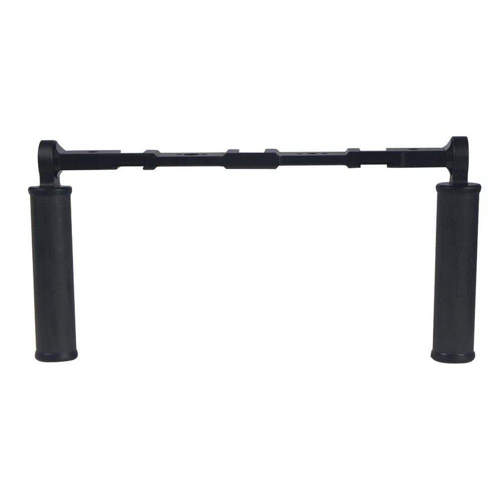 FEICHAO 360 Dual Handheld Grip Holder Gimbal Handle Stabilizer Rig 1/4 3/8 Positioning Hole Compatible with GoPro11 Insta360 DSLR Camera (Handheld Holder)